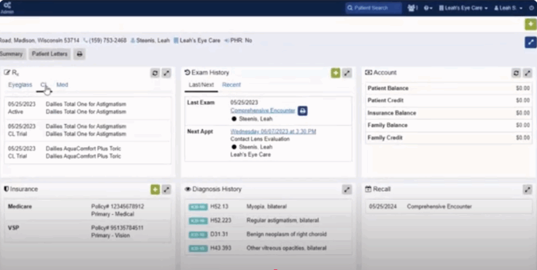 Revolution EHR Patient Charting